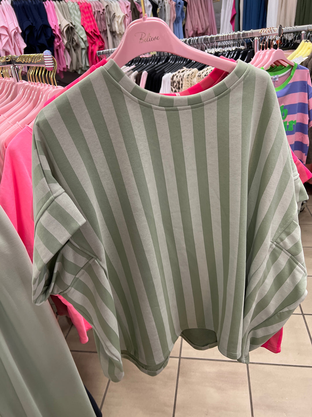 STREIFEN GINA T-SHIRT - Versch. Farbe