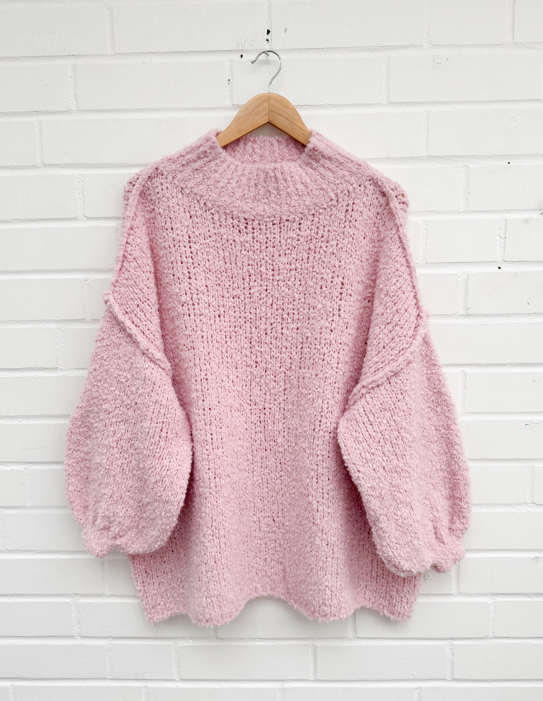 BOUCLE STRICKPULLOVER MAIRA - versch. Farben