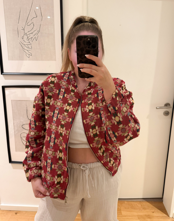 RED ORNA JACKET