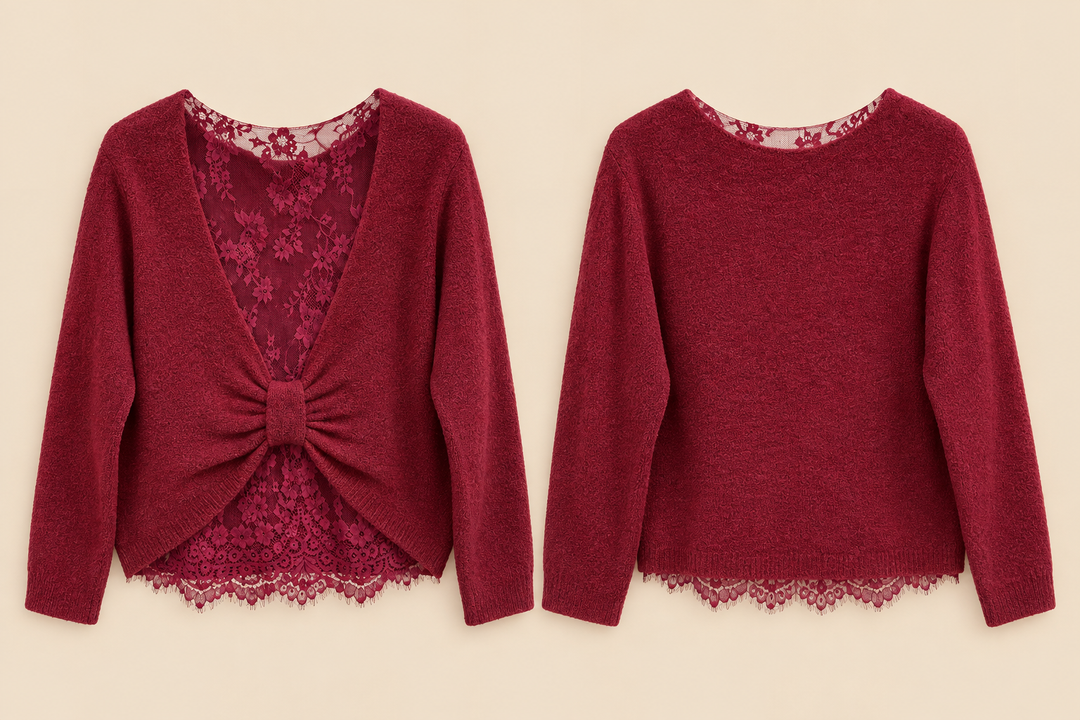LACE STRICKPULLOVER MARLA - Versch. Farben