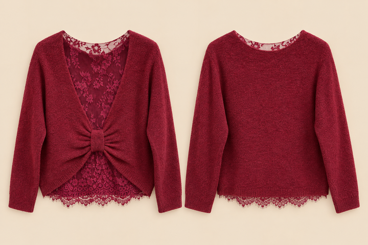 LACE STRICKPULLOVER MARLA - Versch. Farben
