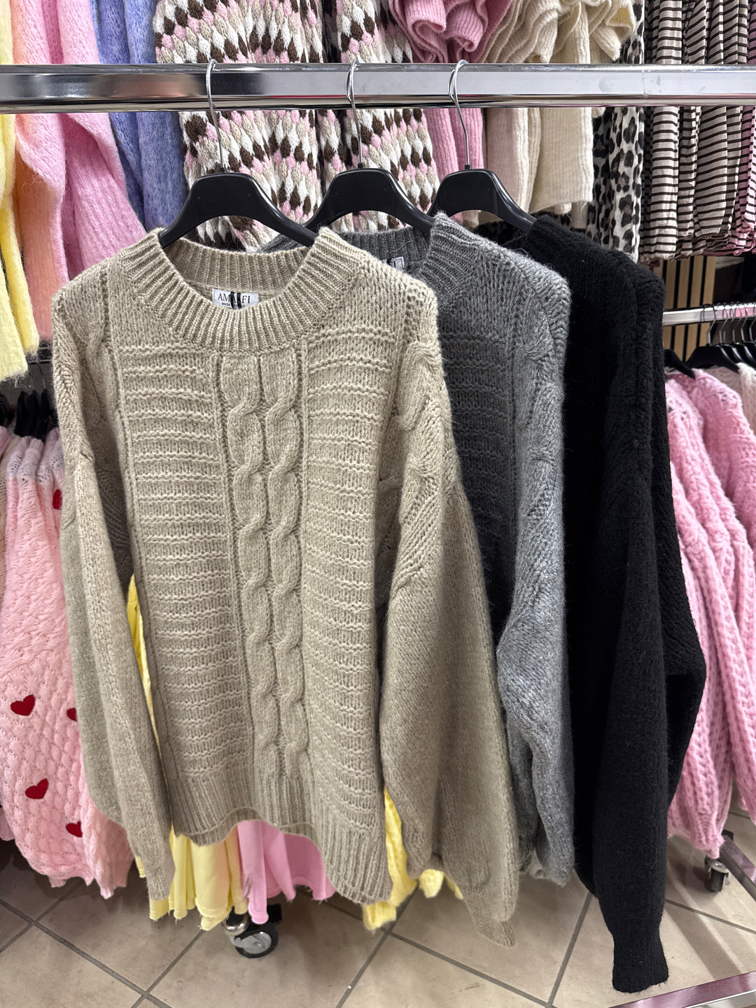 ZOPFMUSTER STRICKPULLOVER - versch. Farben