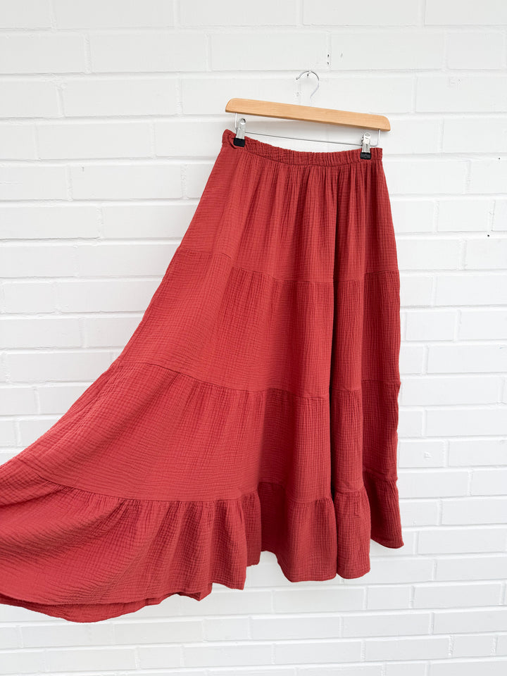 MAXI MUSSELIN ROCK - versch. Farben