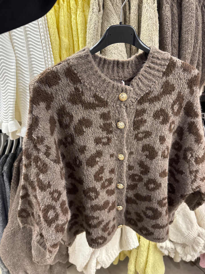 LEO STRICKJACKE mit 3/4 Arm - versch. Farben