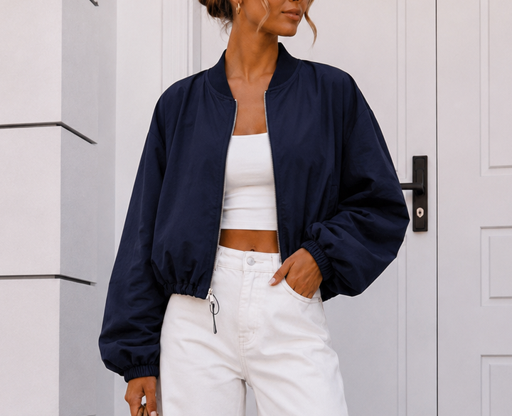 KURZE BOMBERJACKE EVA - versch. Farben