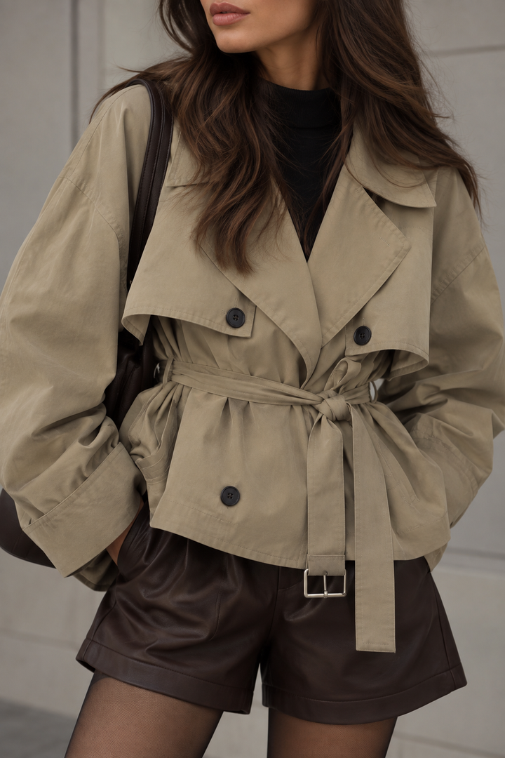 KURZER TRENCHCOAT MARENA - versch. Farben