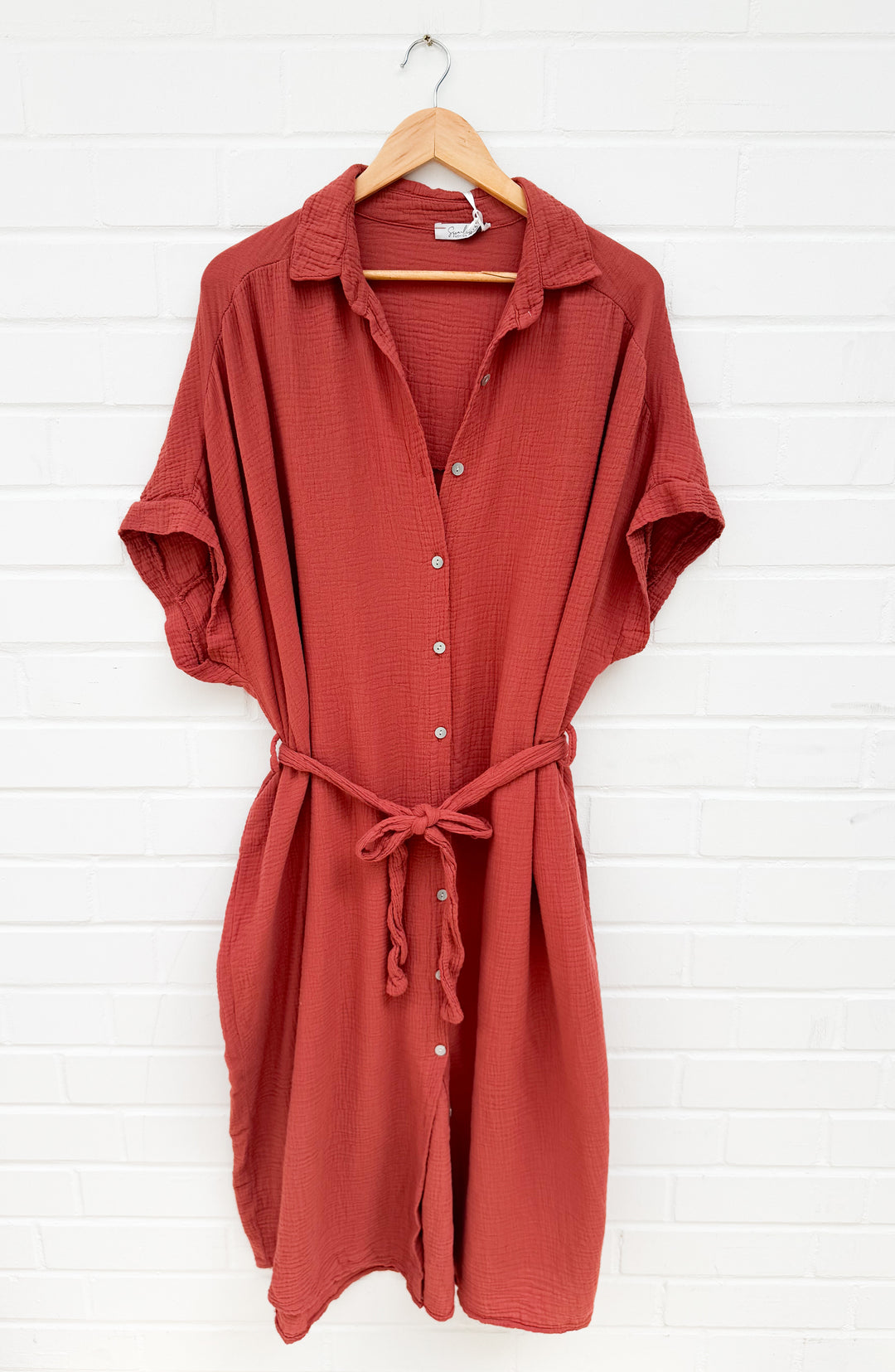 LANGES MUSSELIN BLUSENKLEID CORINNA - versch. Farben