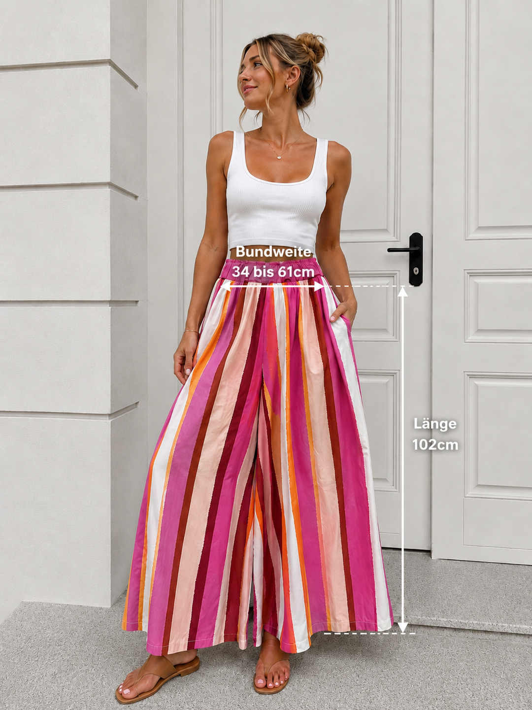 WEITE CULOTTE HOSE JELL - versch. Farben