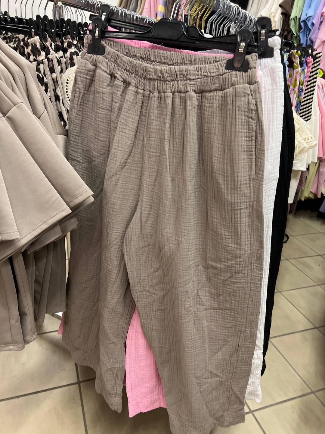 MUSSELIN CULOTTE HOSE - Versch. Farben