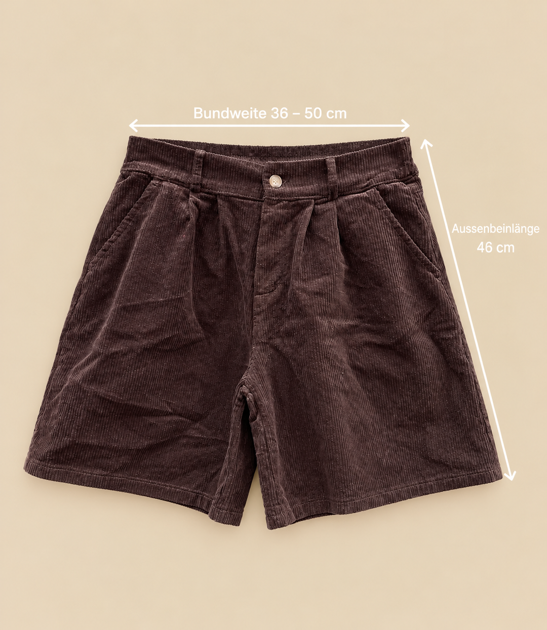 LOCKERE CORD SHORTS - versch. Farben