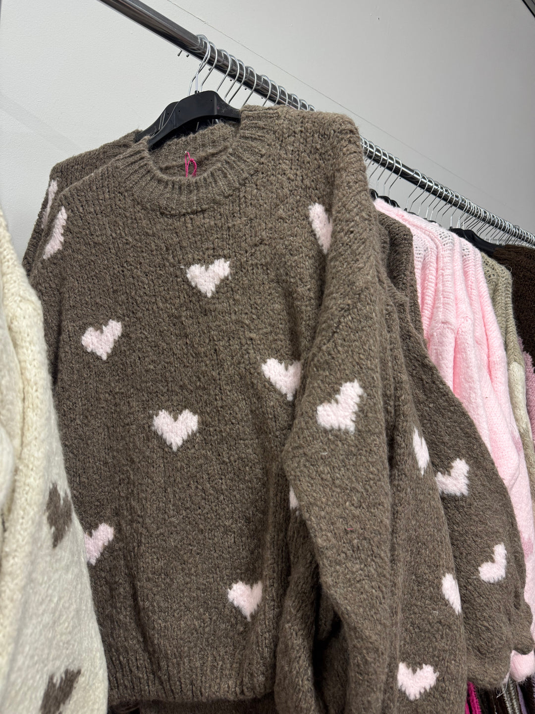 NALA HERZ STRICKPULLOVER - versch. Farben