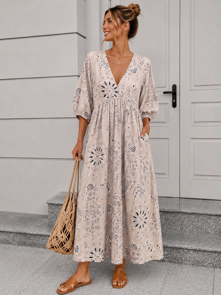 PAISLEY MUSSELIN SOMMERKLEID - Versch. Farben