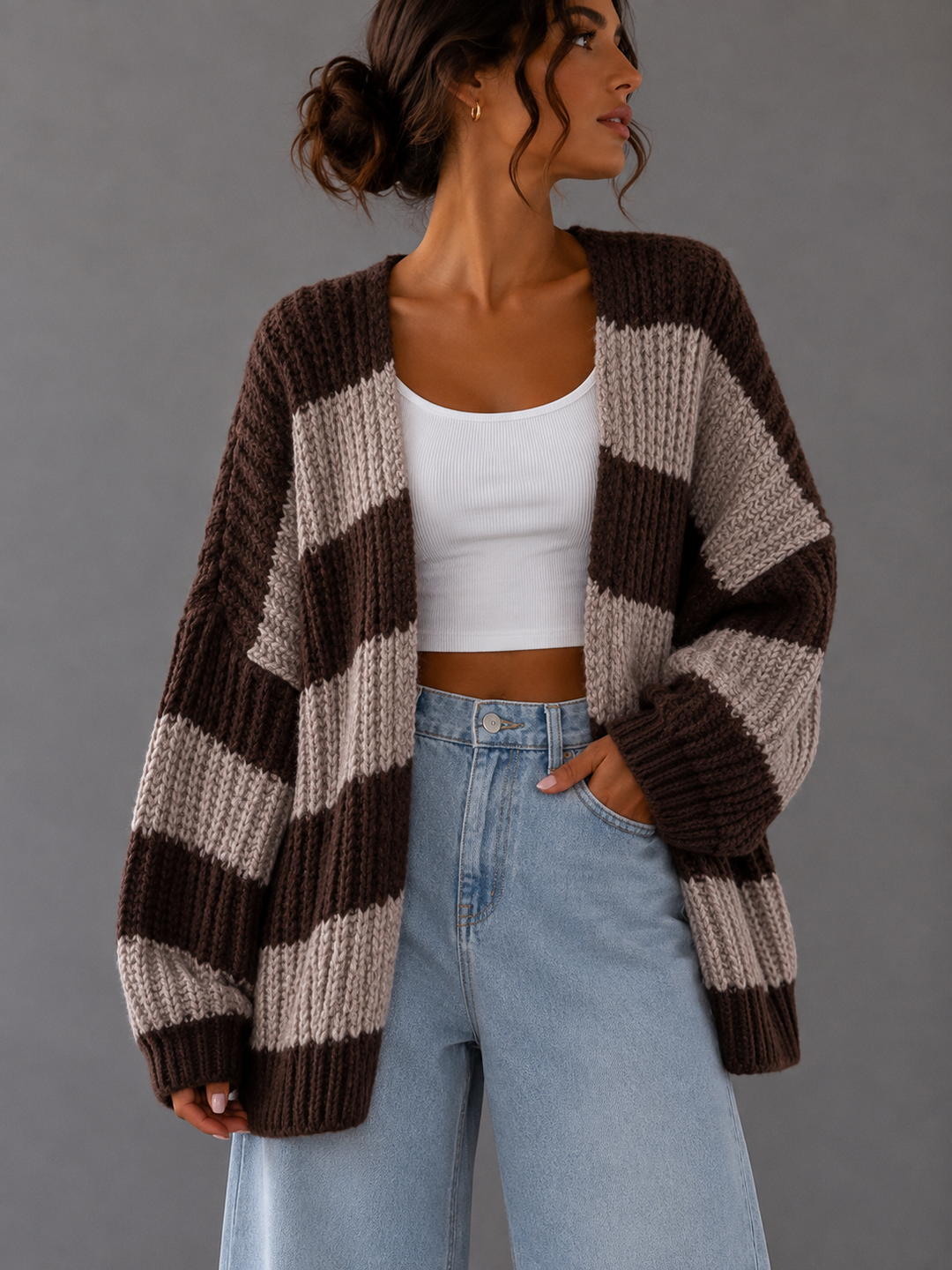 STREIFEN CARDIGAN ILONA - versch. Farben