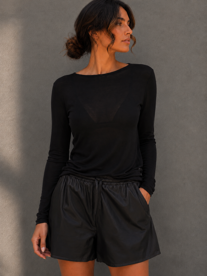 DÜNNES KASCHMIR LONGSLEEVE  - versch. Farben