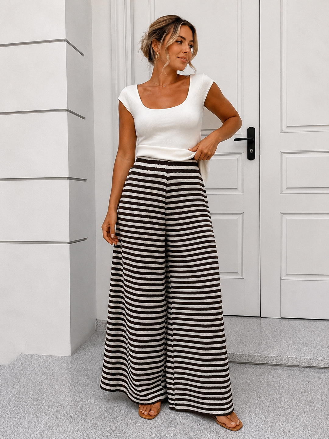 LOCKERE STRIPE HOSE NESSA - versch. Farben