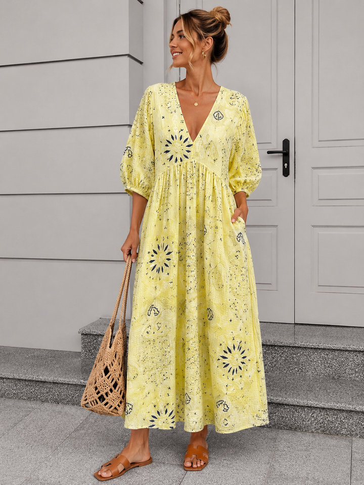 PAISLEY MUSSELIN SOMMERKLEID - Versch. Farben