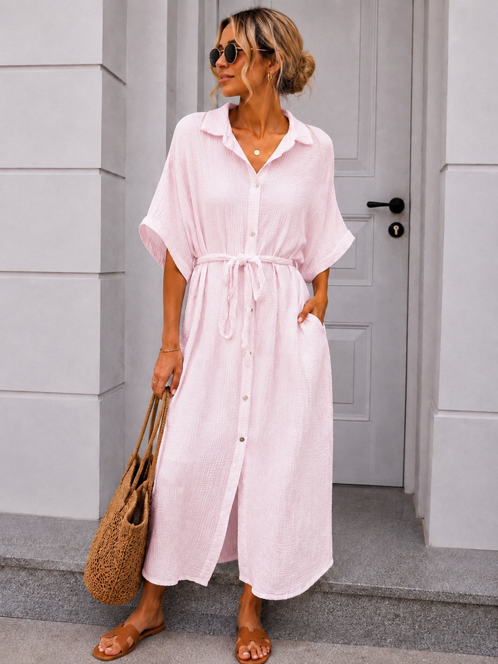 MUSSELIN BLUSENKLEID CORINNA - versch. Farben