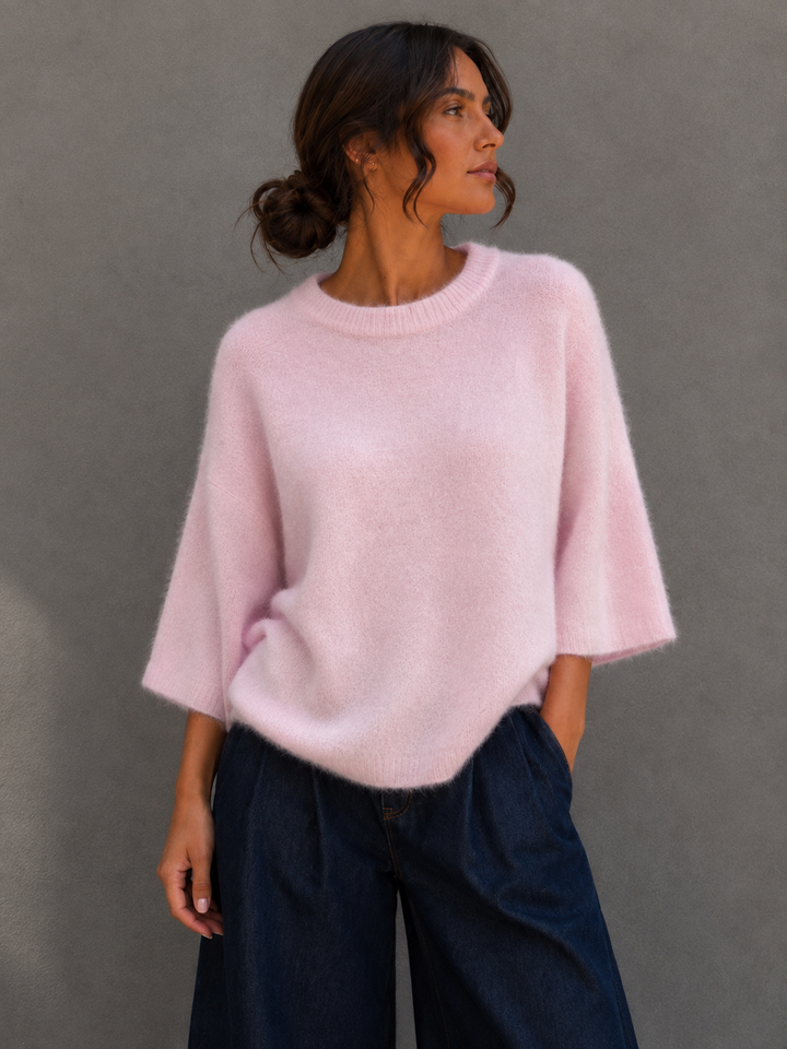PULLOVER INESSA mit 3/4 Arm - versch. Farben