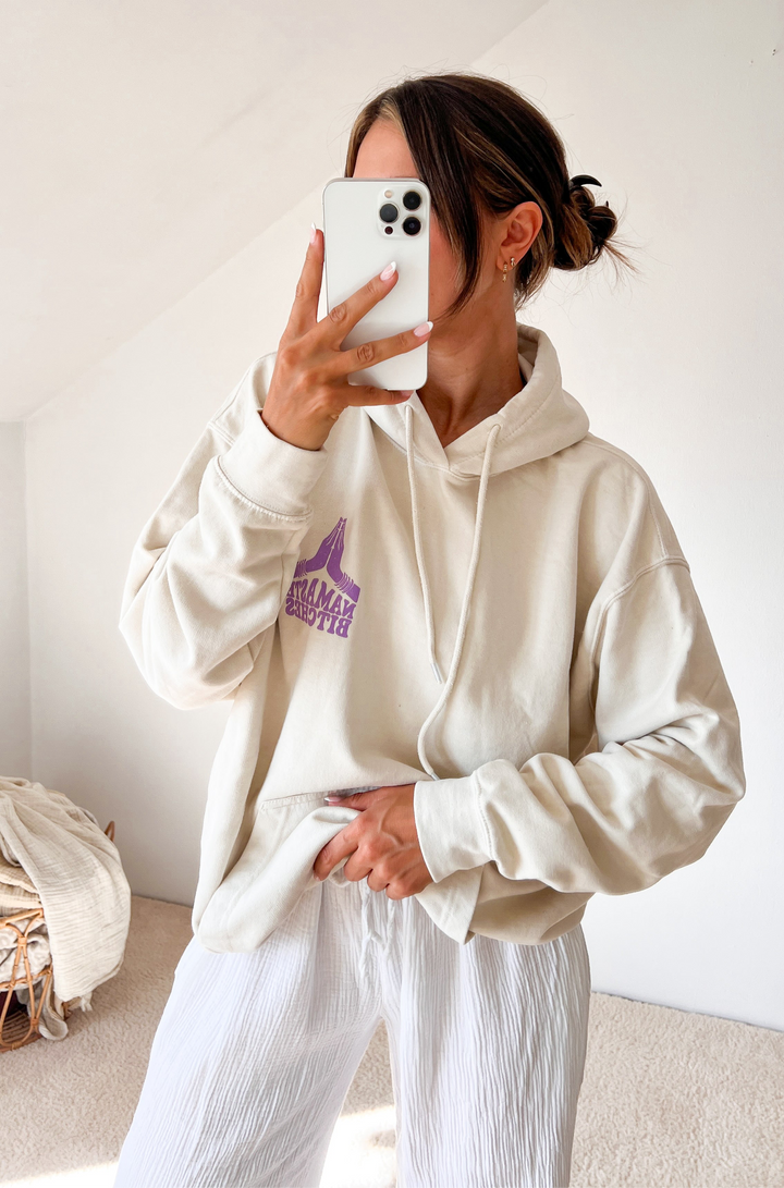 NAMASTE HOODIE - beige