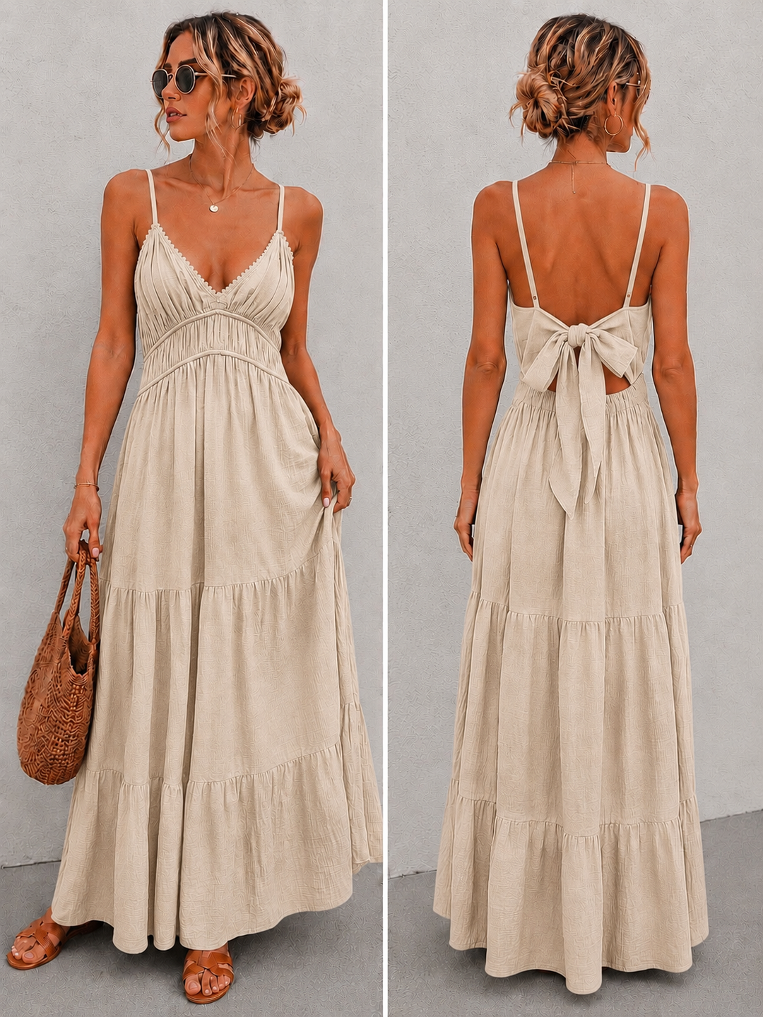 COTTON SOMMERKLEID TASCHA - vesch. Farben