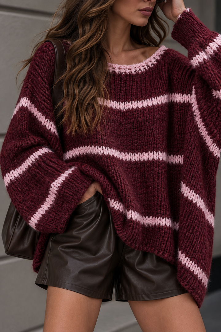 STREIFEN PULLOVER FRIDA - versch. Farben