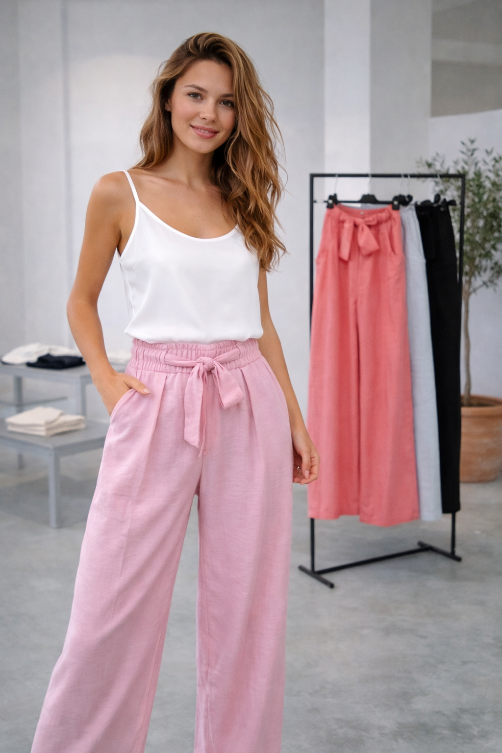 SOMMERHOSE zum binden - versch. Farben