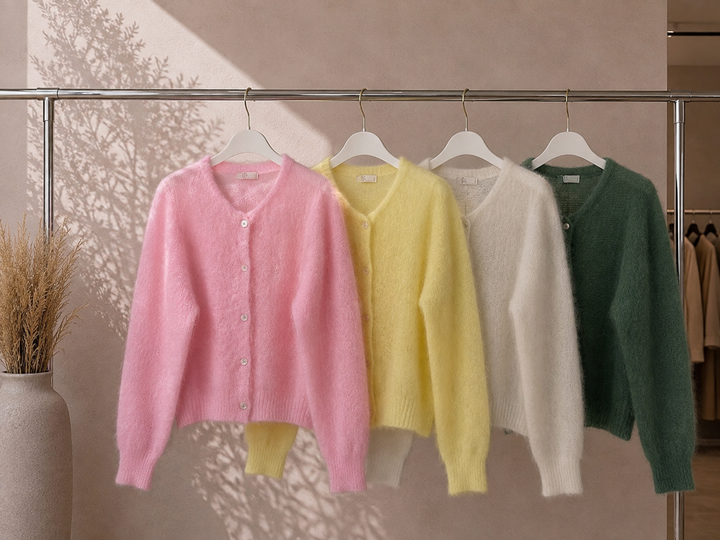 LUXURY STRICKJACKE BELL - versch. Farben