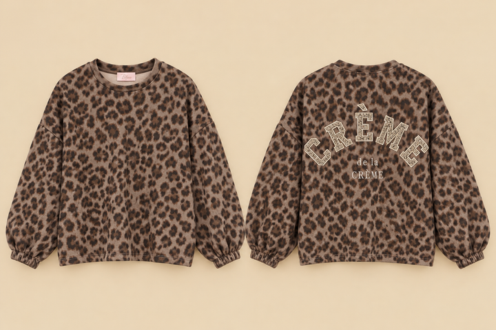 OVERSIZE LEO CREME DE LA CREME - Taupe