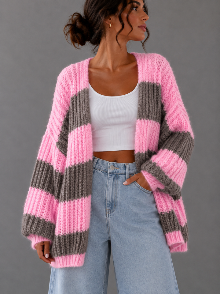 STREIFEN CARDIGAN ILONA - versch. Farben