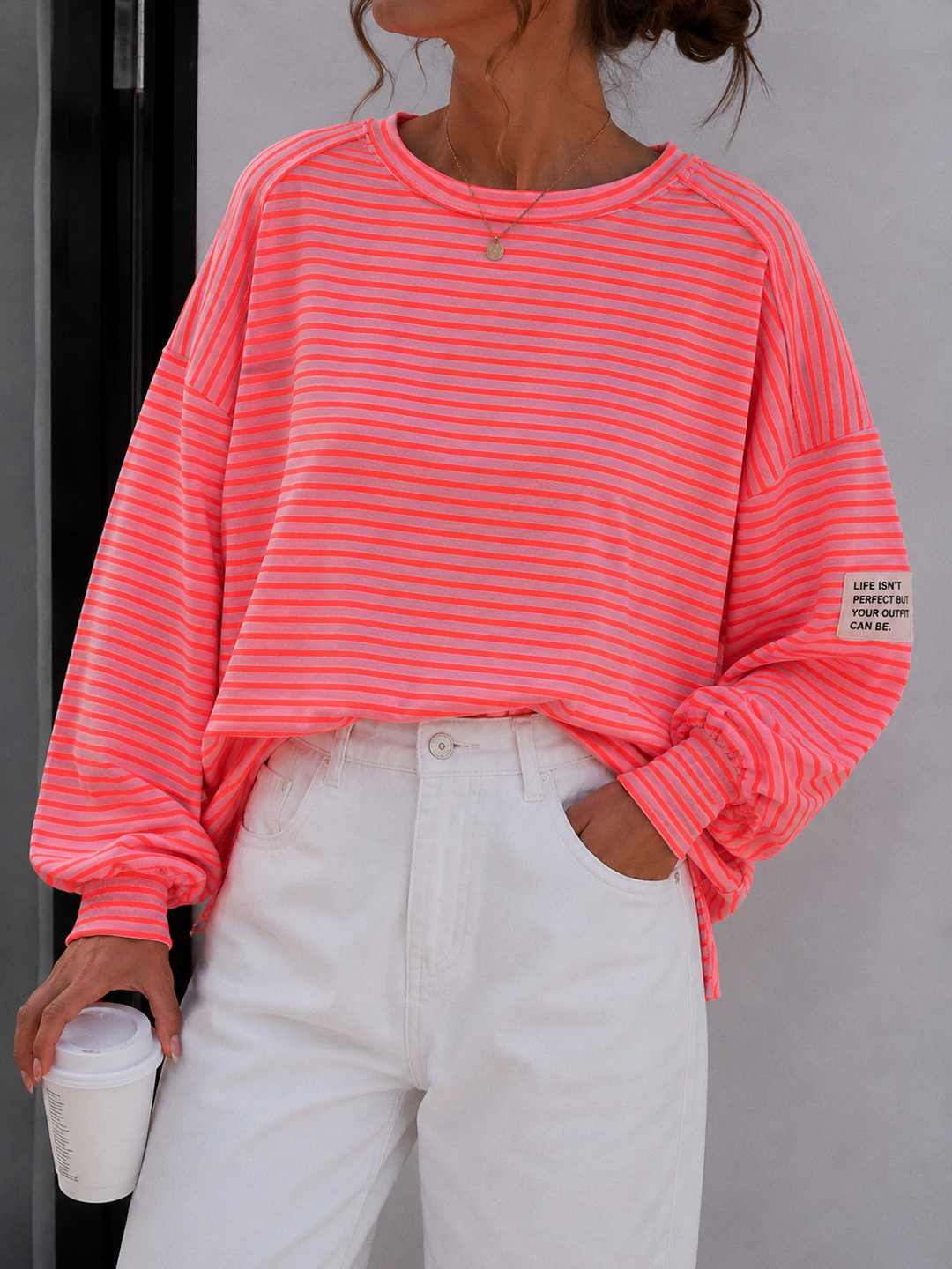 STREIFEN SWEATSHIRT LISA - versch. Farben