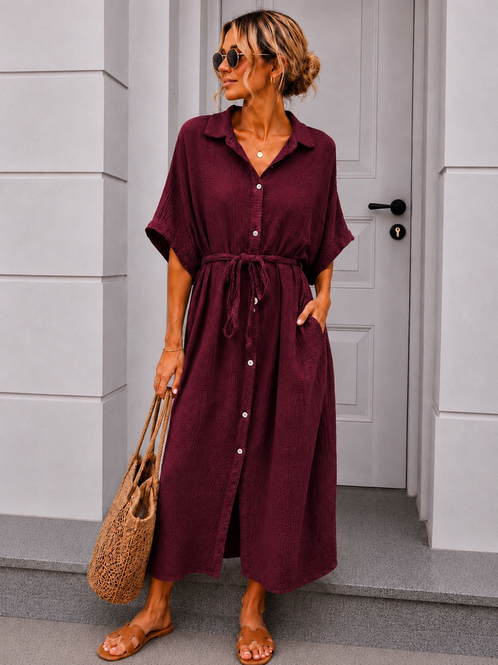 MUSSELIN BLUSENKLEID CORINNA - versch. Farben