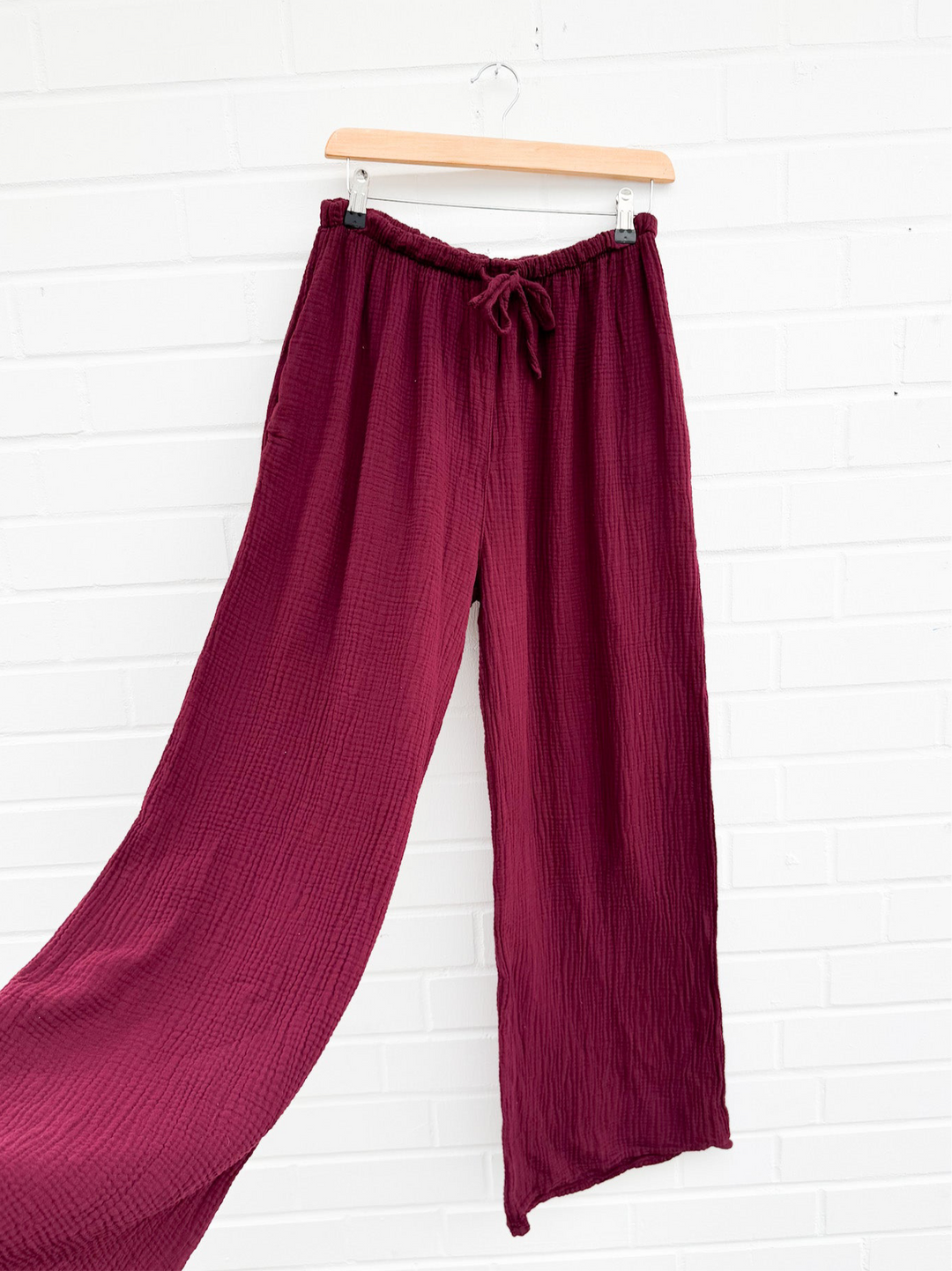 CURVY MUSSELIN HOSE - versch. Farben