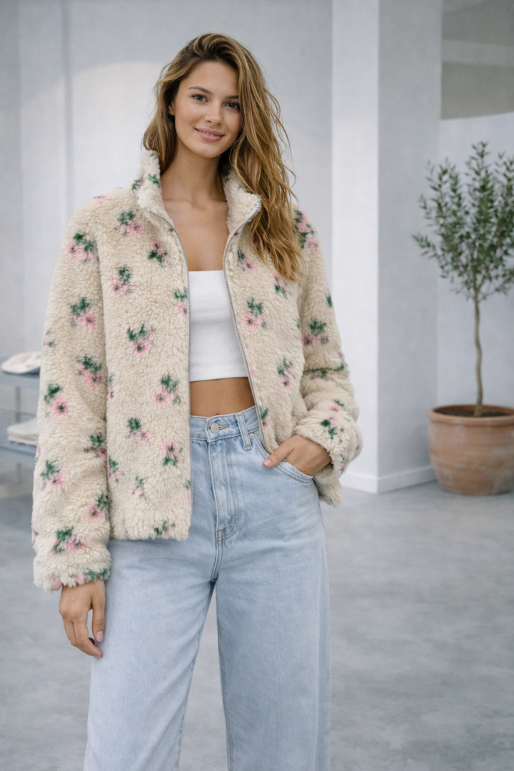FLOWER TEDDY JACKE
