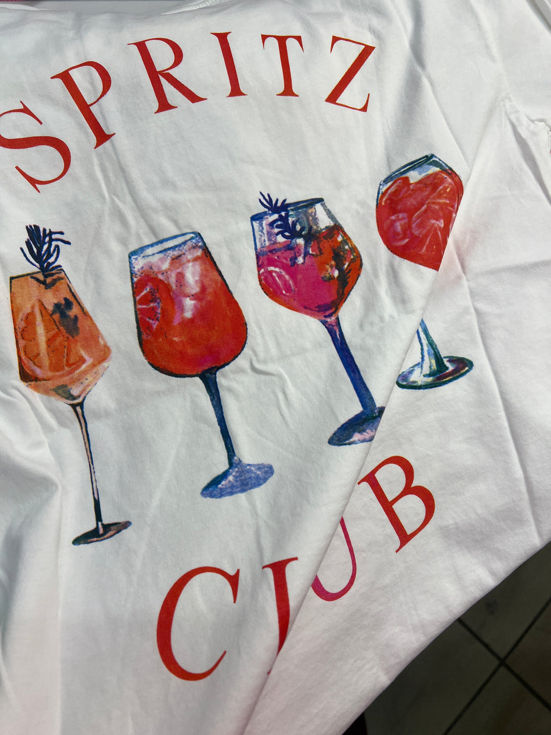 SPRITZ CLUB T-SHIRT - weiß