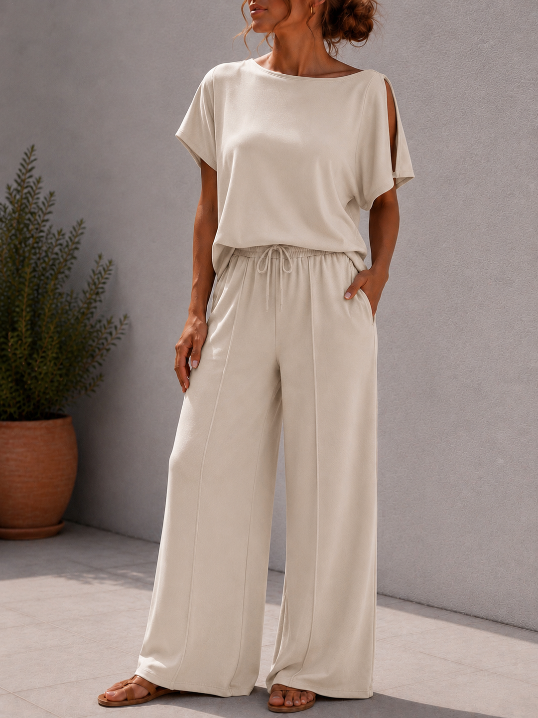 LOCKERE HOSE PALMA - versch. Farben