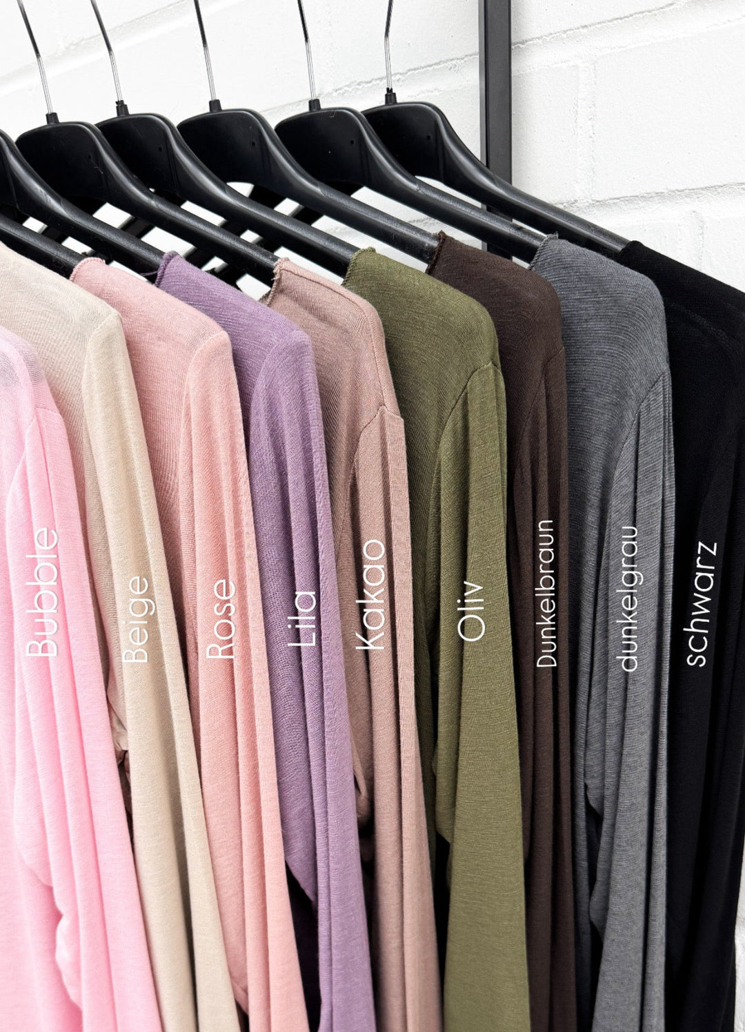 LOCKERES KASCHMIR LONGSLEEVE - versch. Farben