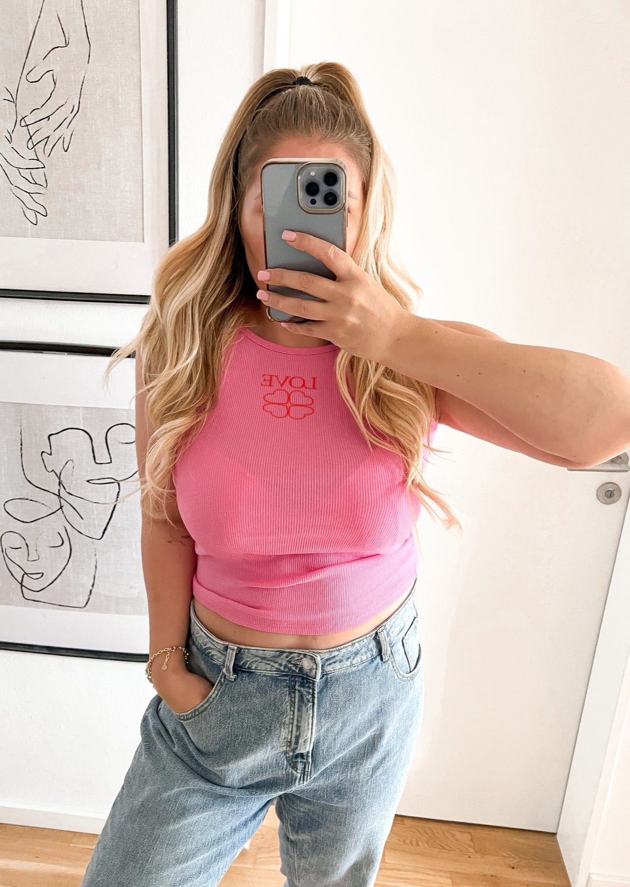 LOVE TOP- versch. Farben