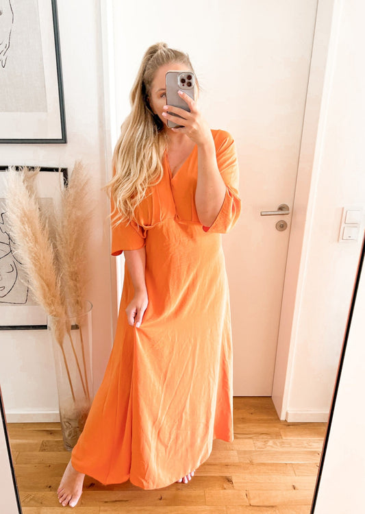ORANGE MAXIKLEID
