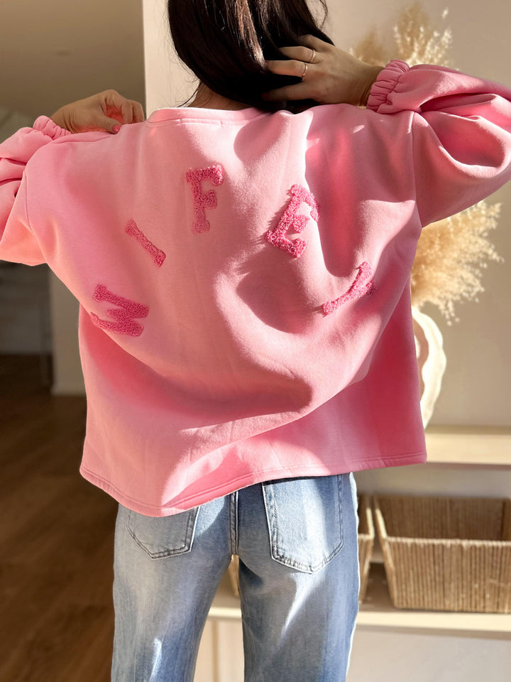 OVERSIZE WIFEY SWEATSHIRT - versch. Farben