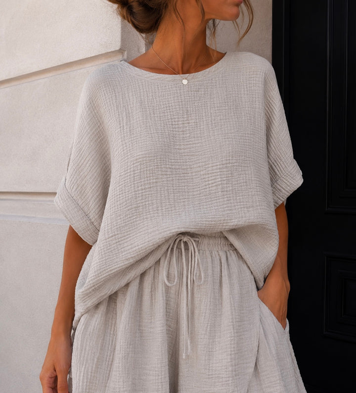 OVERSIZE MUSSELIN SHIRT GINA - versch. Farben