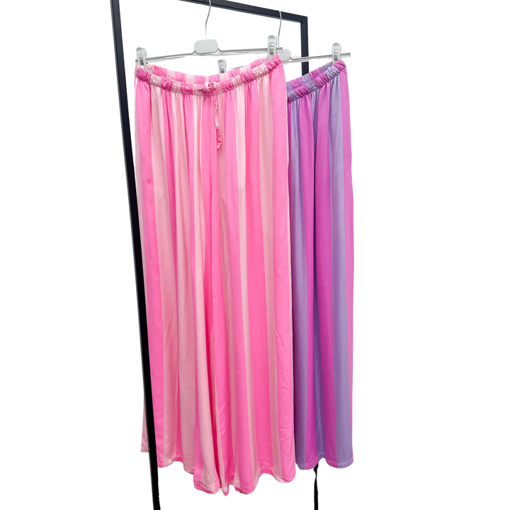 BIG STRIPE SATINOPTIK HOSE - versch. Farben