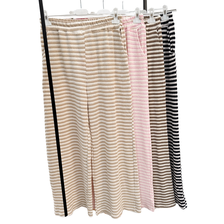 LOCKERE STREIFEN HOSE NESSA - versch. Farben