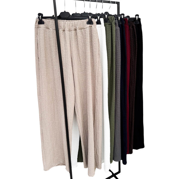 WEITE CREPE HOSE - ver. Farben