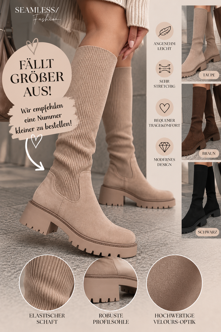 STOCKHOLM KNIT STIEFEL - Versch. Farben