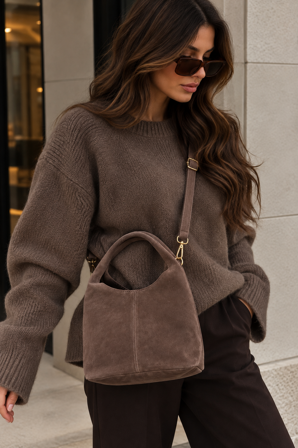 WILDLEDER TASCHE CITA - versch. Farben