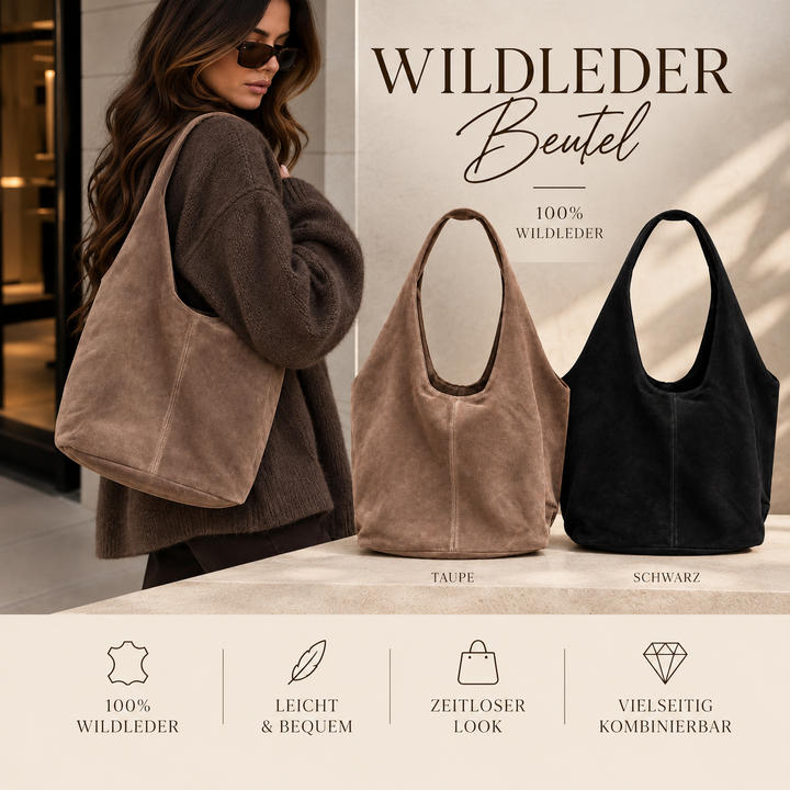 WILDLEDER BEUTEL - versch. Farben