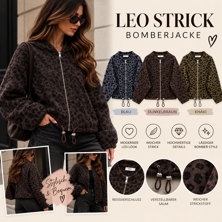LEO STRICK BOMBERJACKE - Versch. Farben