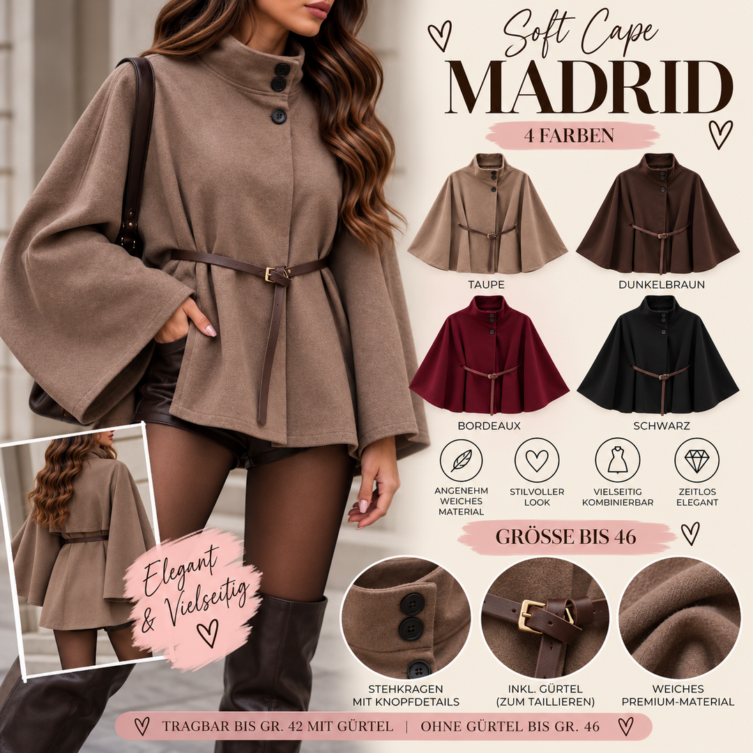SOFT CAPE MADRID - versch. Farben