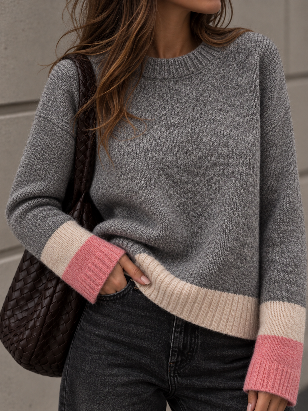 STRICKPULLOVER FANA - versch. Farben
