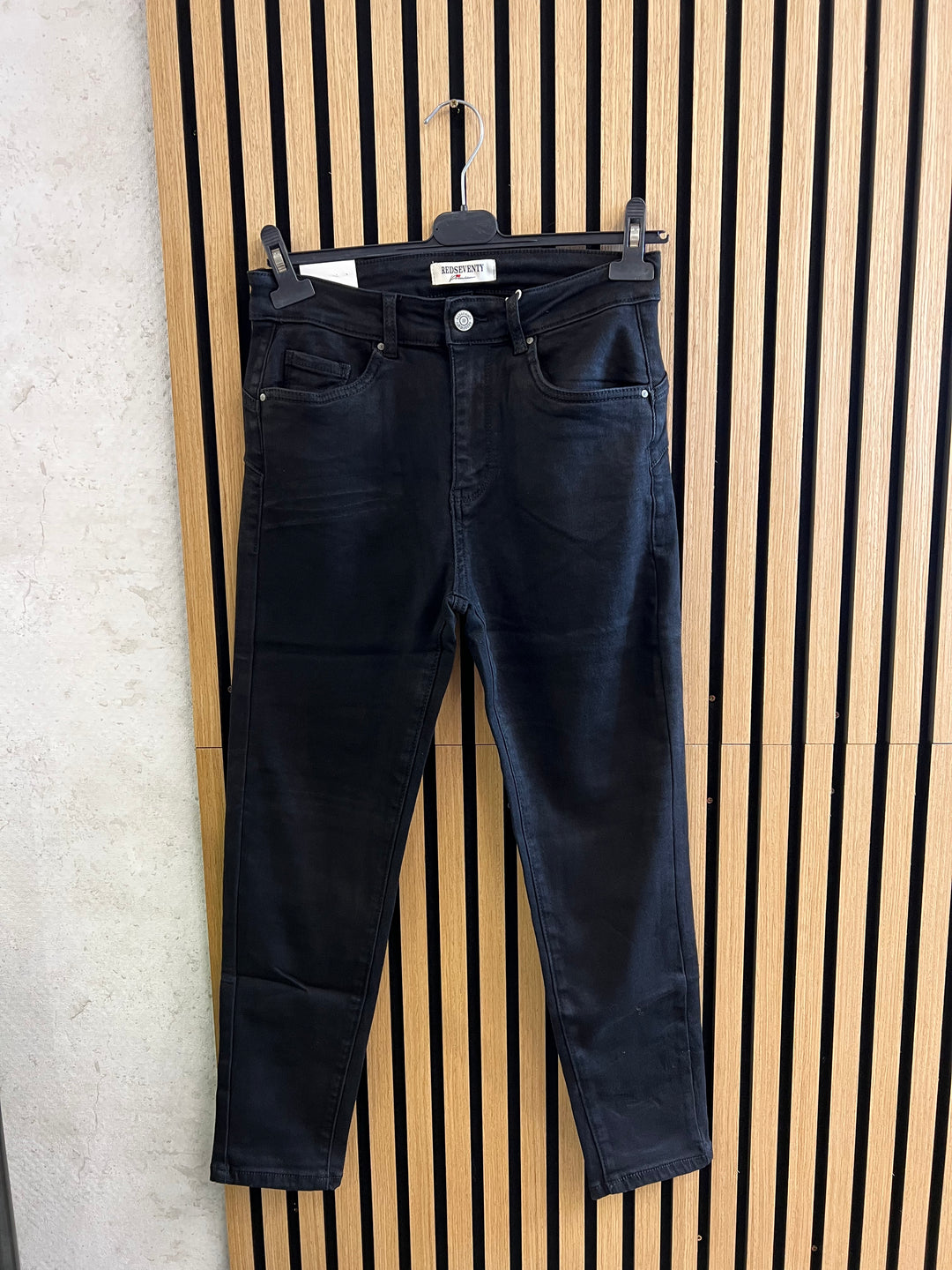 CURVY JEANS PERLA - schwarz - NUR NOCH GR 48